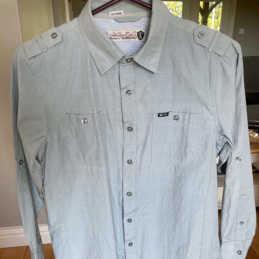 Boys button down shirt
